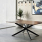 Masa Living MB-99 160x90x75 cm, sonoma/negru