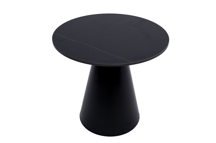 Masa cafea MC-142, 50x47 cm, negru, metalica