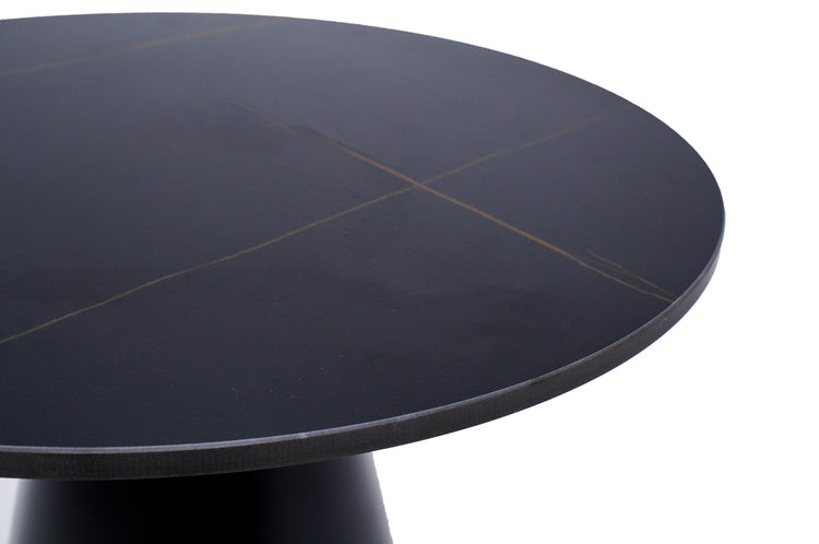 Masa cafea MC-142, 50x47 cm, negru, metalica