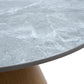 Masa cafea MC-143, 70x40 cm, gri/sonoma, piatra sinterizata