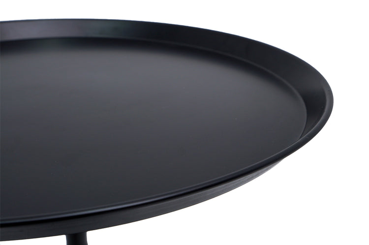 Masa cafea MC-145, 50x60 cm, negru, metalica