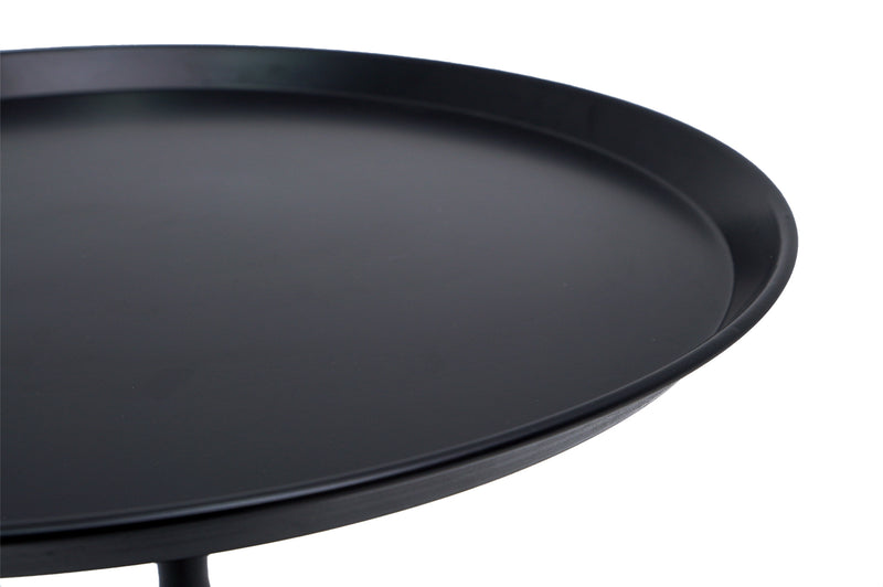 Masa cafea MC-145, 50x60 cm, negru, metalica-3