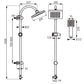 Squerto - set de dus dual, crom