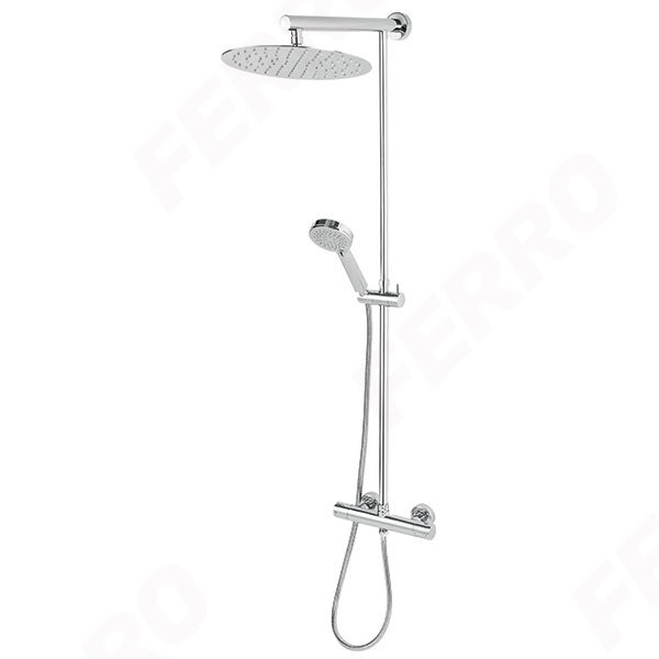 Trevi - Sistem de dus cu baterie termostatata, crom, NP75-TRV7U-1
