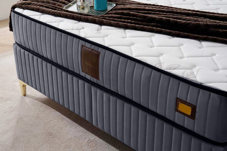 Pat Melia 160 x 200 , tapitat, culoare antracit