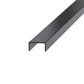 PROFIL DECORATIV RECTIFICAT Brushed/Mate Negru