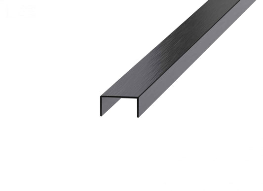 PROFIL DECORATIV RECTIFICAT Brushed/Mate Negru