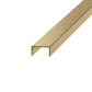PROFIL DECORATIV RECTIFICAT Brushed/Mate Auriu