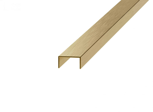 PROFIL DECORATIV RECTIFICAT Brushed/Mate Auriu
