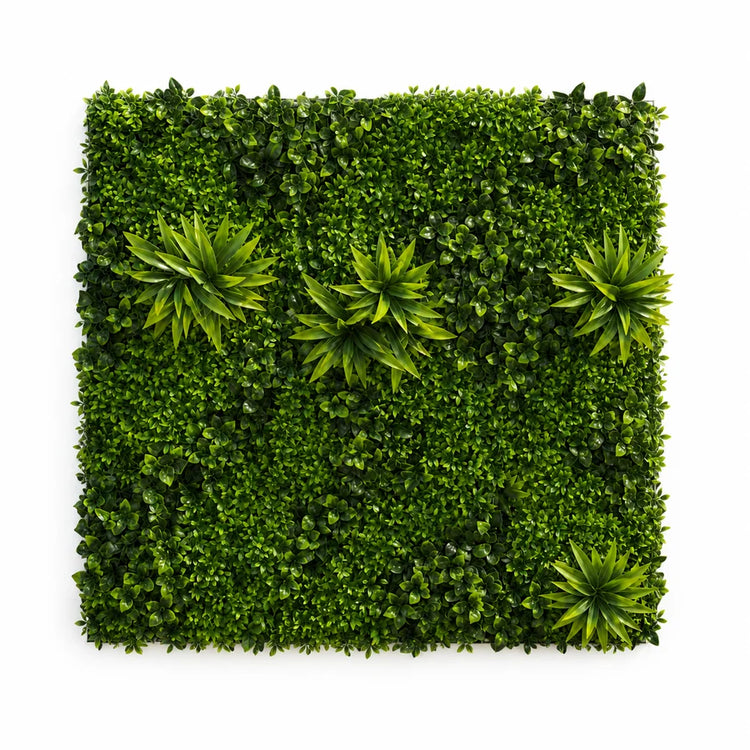Planta Artificială Panou de Gard Viu Cimișir, 100 x 100 cm, Verde