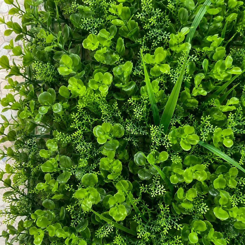 Planta Artificială Panou de Gard Viu Eucalipt Mixt, 40 x 60 cm, Verde-2