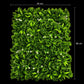 Planta Artificială Panou de Gard Viu Frunze de Piersic Mix, 40 x 60 cm, Verde
