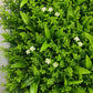Planta Artificială Panou de Gard Viu Frunze de Piersic Mix, 40 x 60 cm, Verde