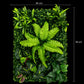 Planta Artificială Panou de Gard Viu Mix Frunze de Piersic si Frunze Mixte, 40 x 60 cm, Verde