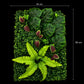 Planta Artificială Panou de Gard Viu Mix Monstera, 40 x 60 cm, Verde