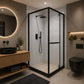 Cabina Dus Sticla 7.6mm, Transparent, 90x90x195cm
