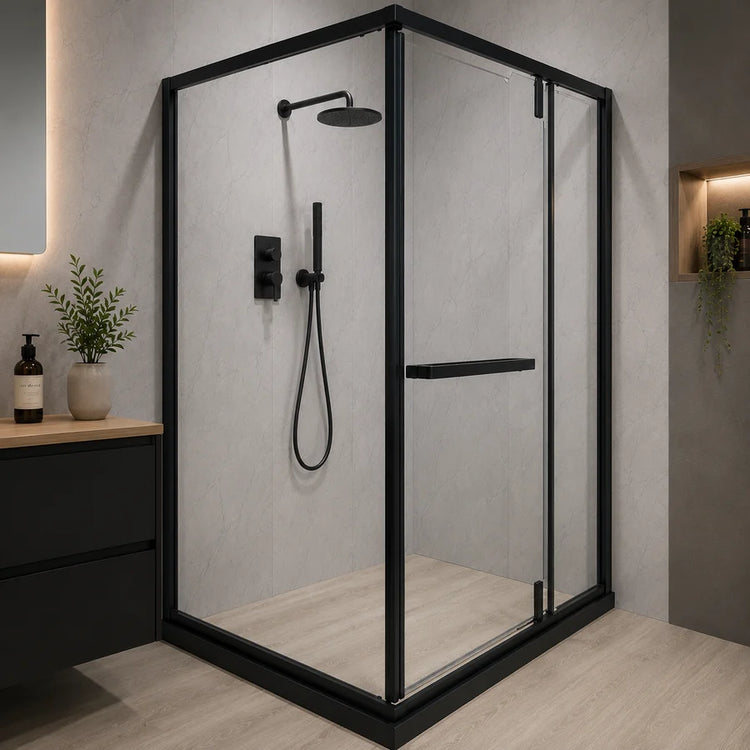Cabina Dus Sticla 7.6mm, Transparenta, 90x120x195cm