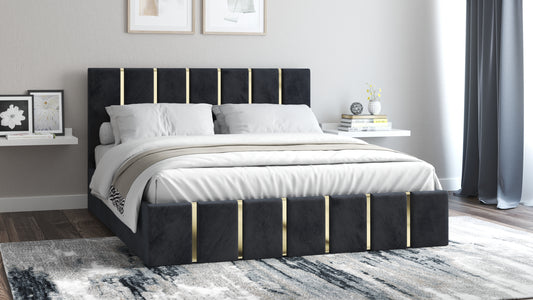 Pat Venezia, 160x200 cm, fara picioare, suport saltea