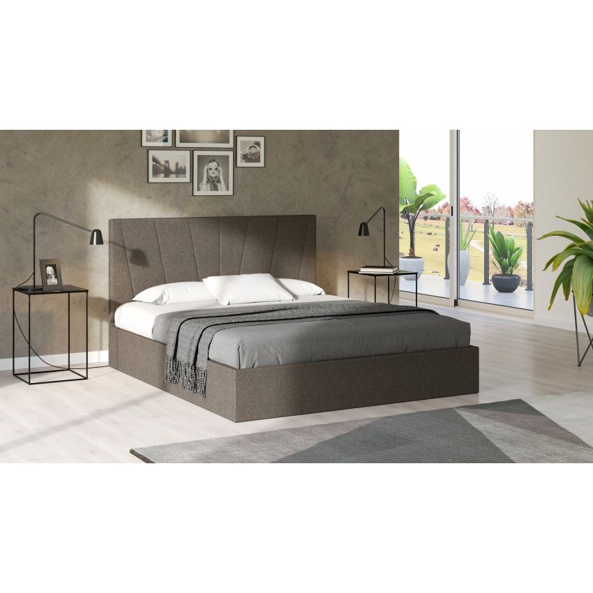 Pat Lotus, 160x200 cm, suport saltea din PAL