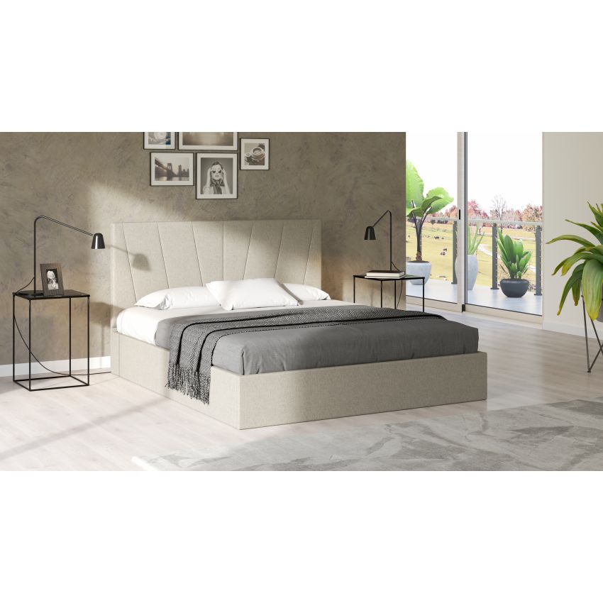 Pat Lotus, 160x200 cm, suport saltea din PAL