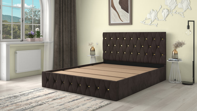 Pat Palermo, 160x200 cm, maro/auriu