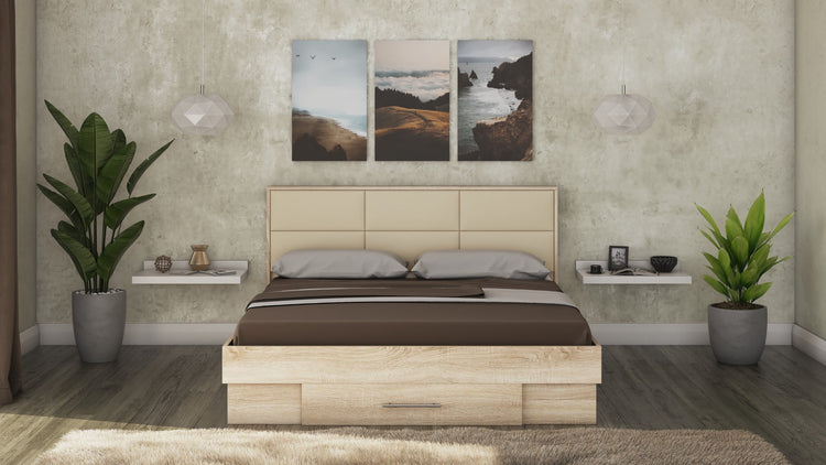 Pat solano sonoma, tablie tapitata, 160×200 cm