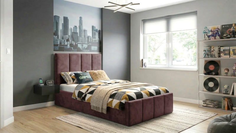 Pat Cozy, 90x200 cm, suport saltea din PAL-4