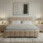 Set pat Cozy, 160x200 cm, suport saltea cu doua noptiere tapitate
