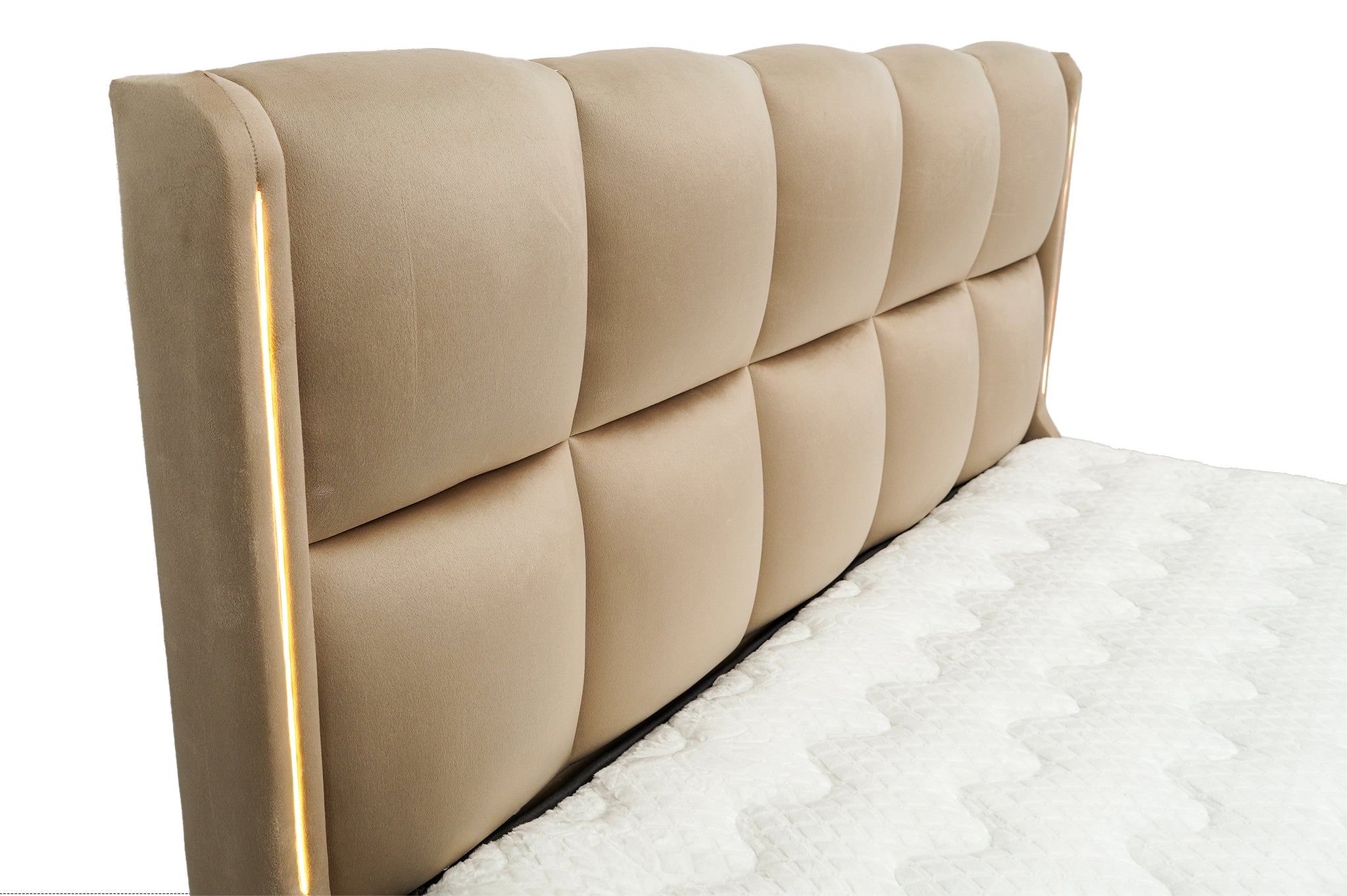 PAT MILANO 160X200 CAPPUCIN0 - SOMIERA METALICA RABATABILA SI SALTEA