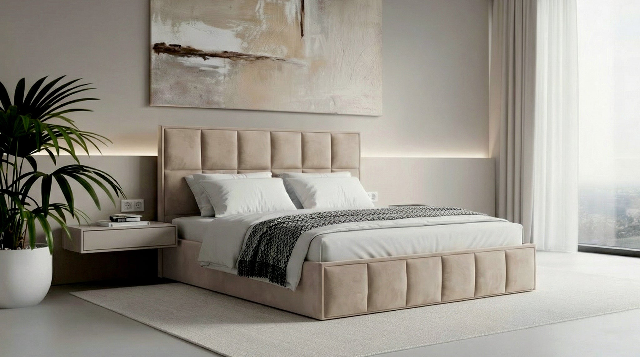 Pat Alegra, 160x200 cm, suport saltea din PAL