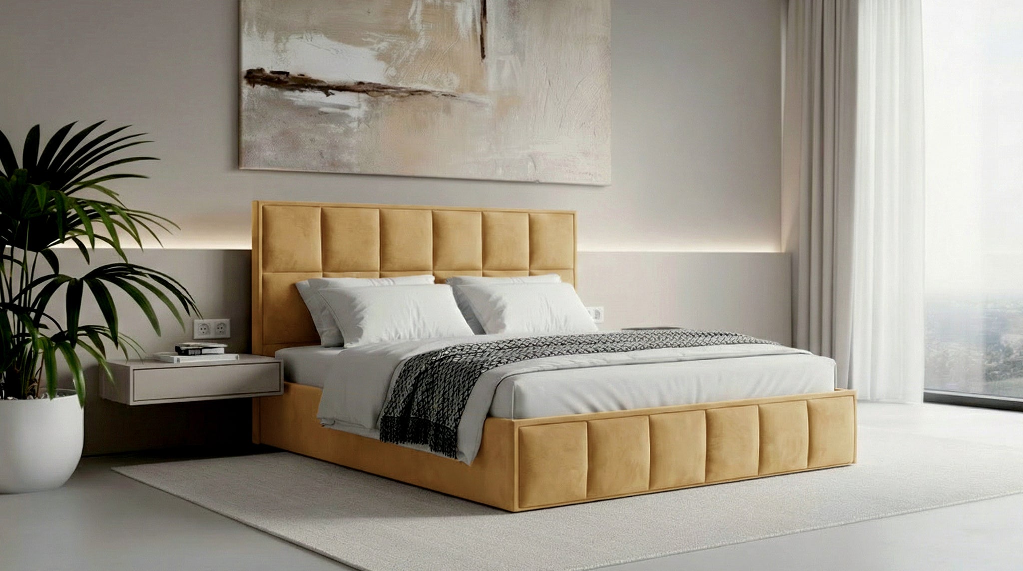 Pat Alegra, 160x200 cm, suport saltea din PAL