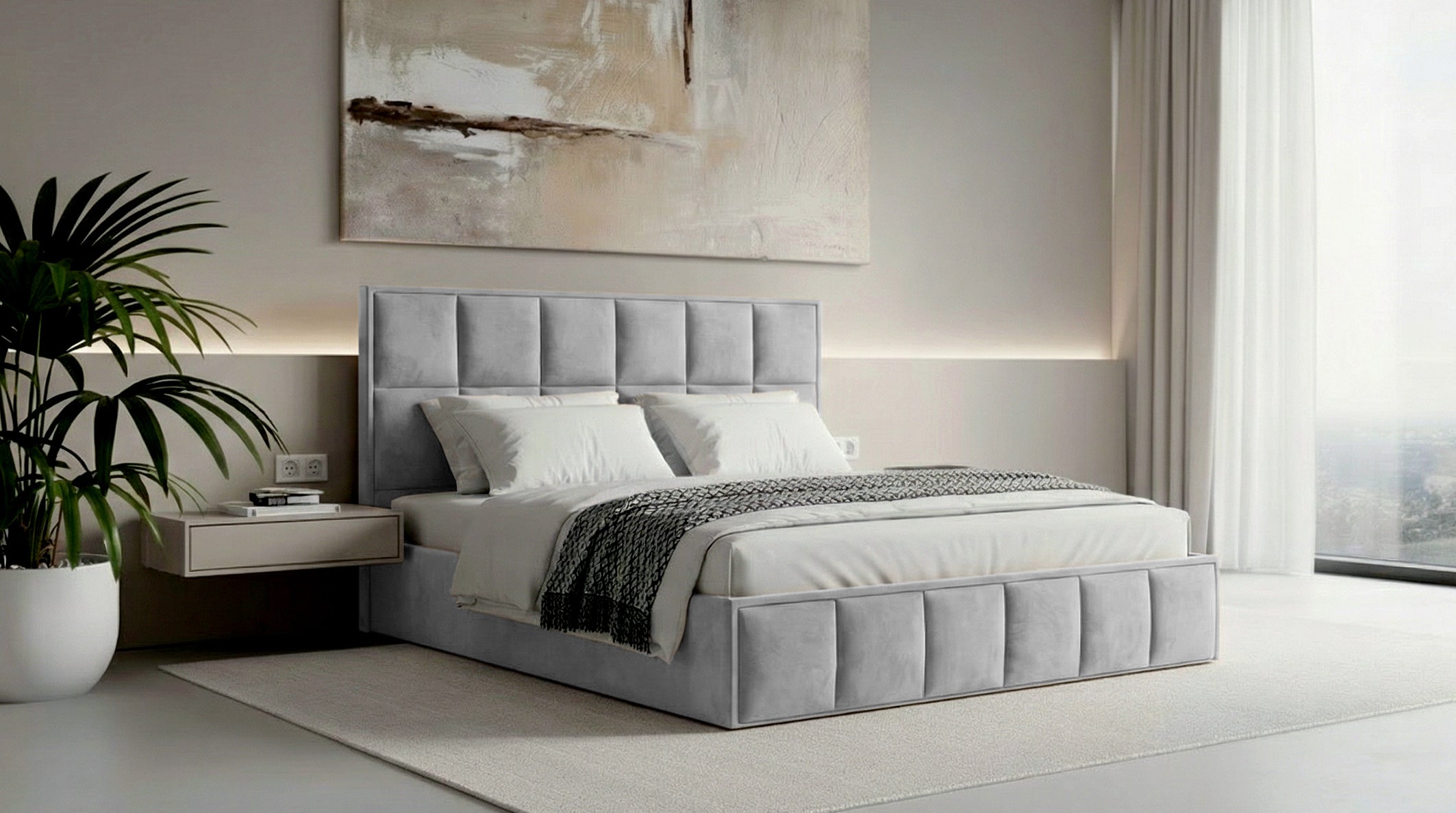 Pat Alegra, 160x200 cm, suport saltea din PAL