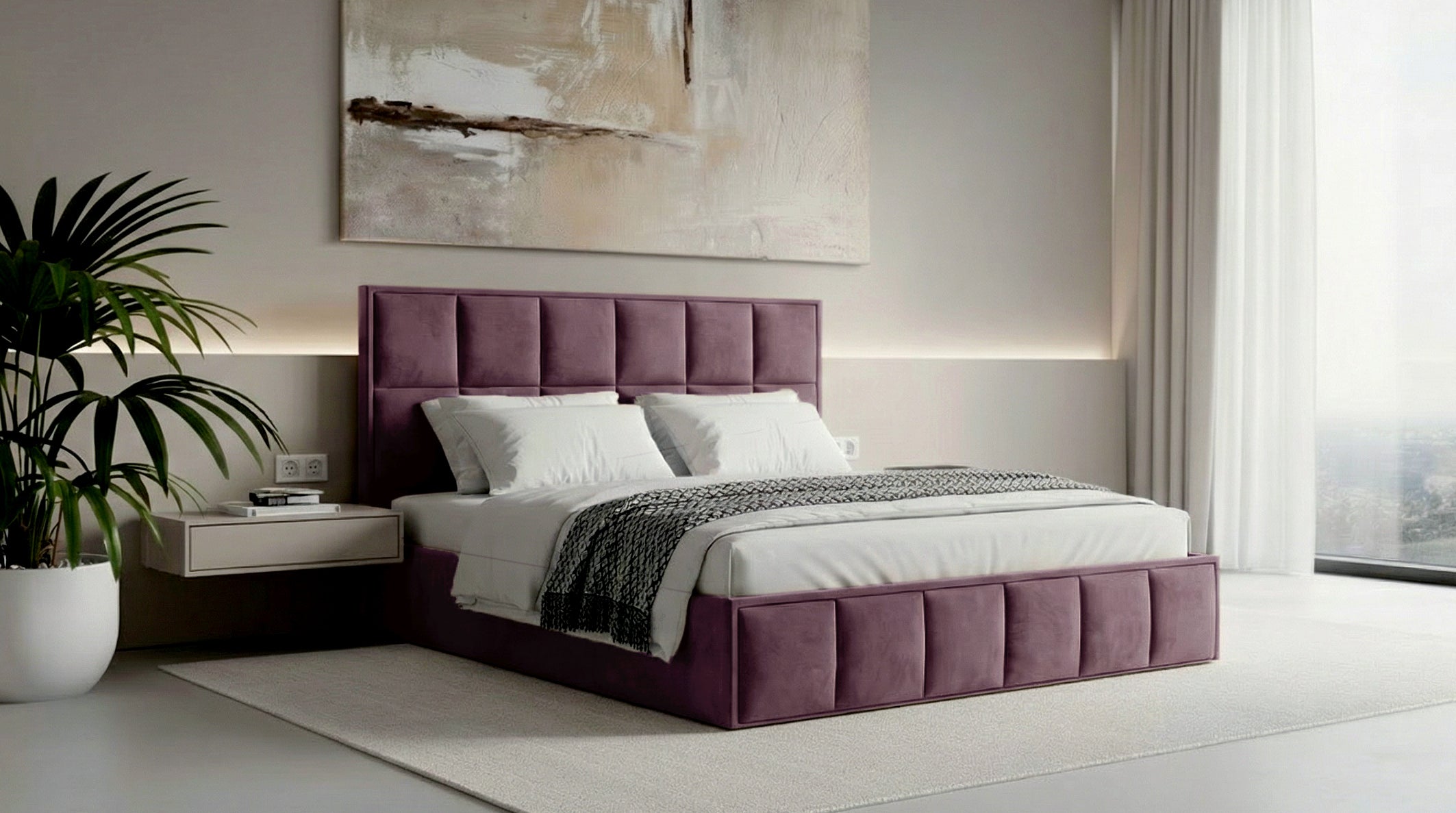 Pat Alegra, 160x200 cm, suport saltea din PAL