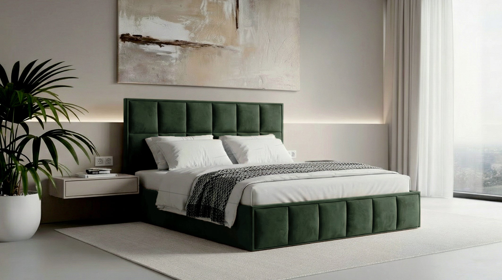 Pat Alegra, 160x200 cm, suport saltea din PAL