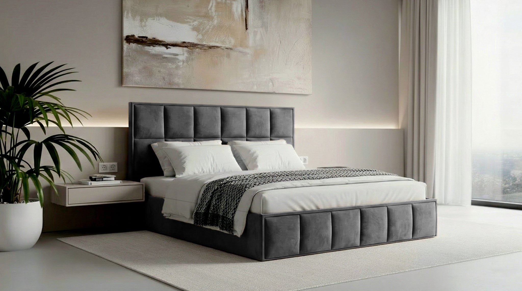 Pat Alegra, 160x200 cm, suport saltea din PAL