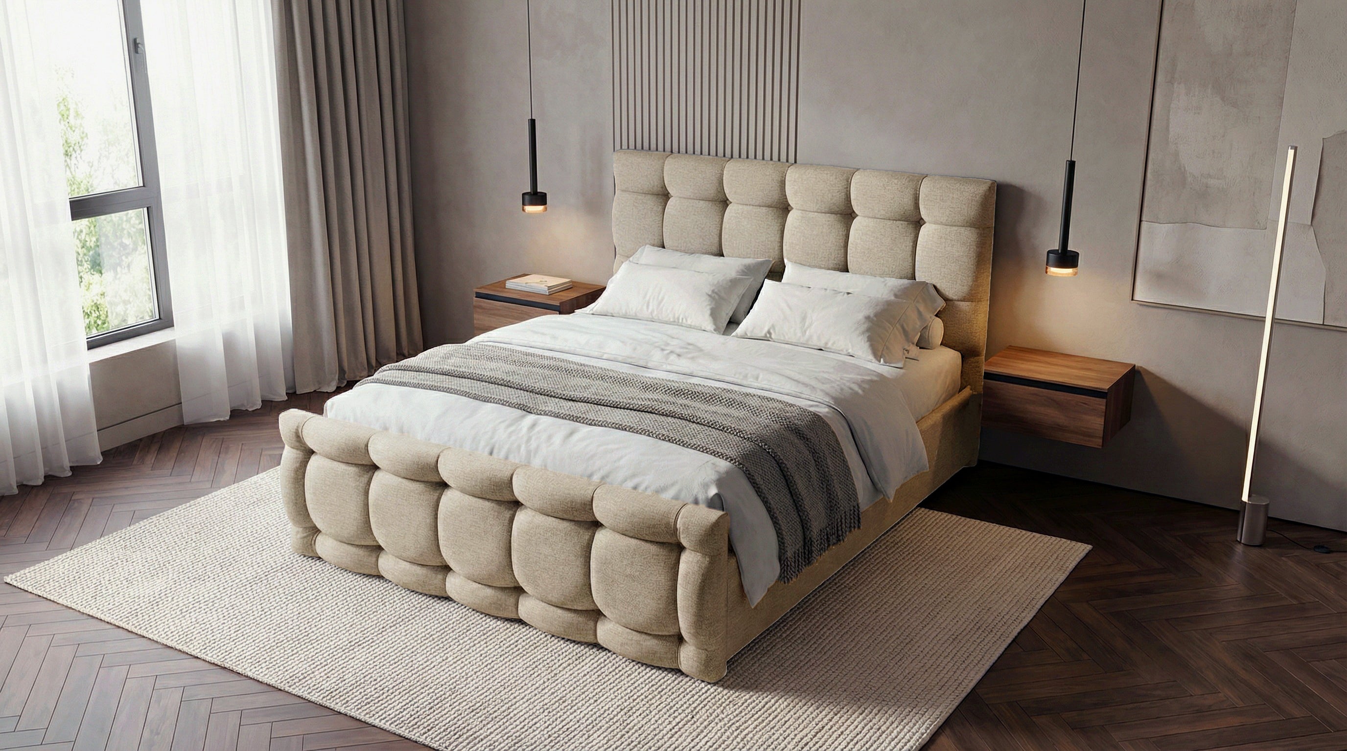 Pat Sena, 160x200 cm, suport saltea din PAL