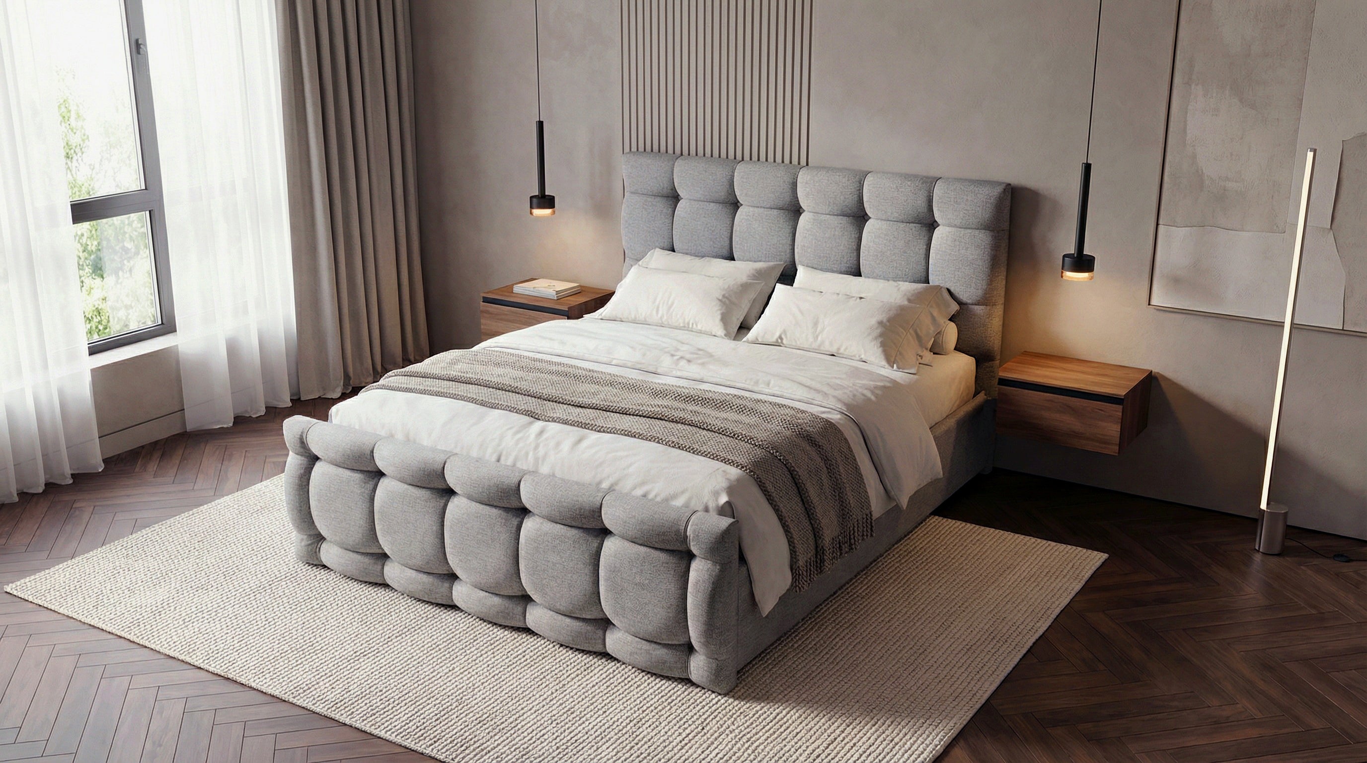 Pat Sena, 160x200 cm, suport saltea din PAL