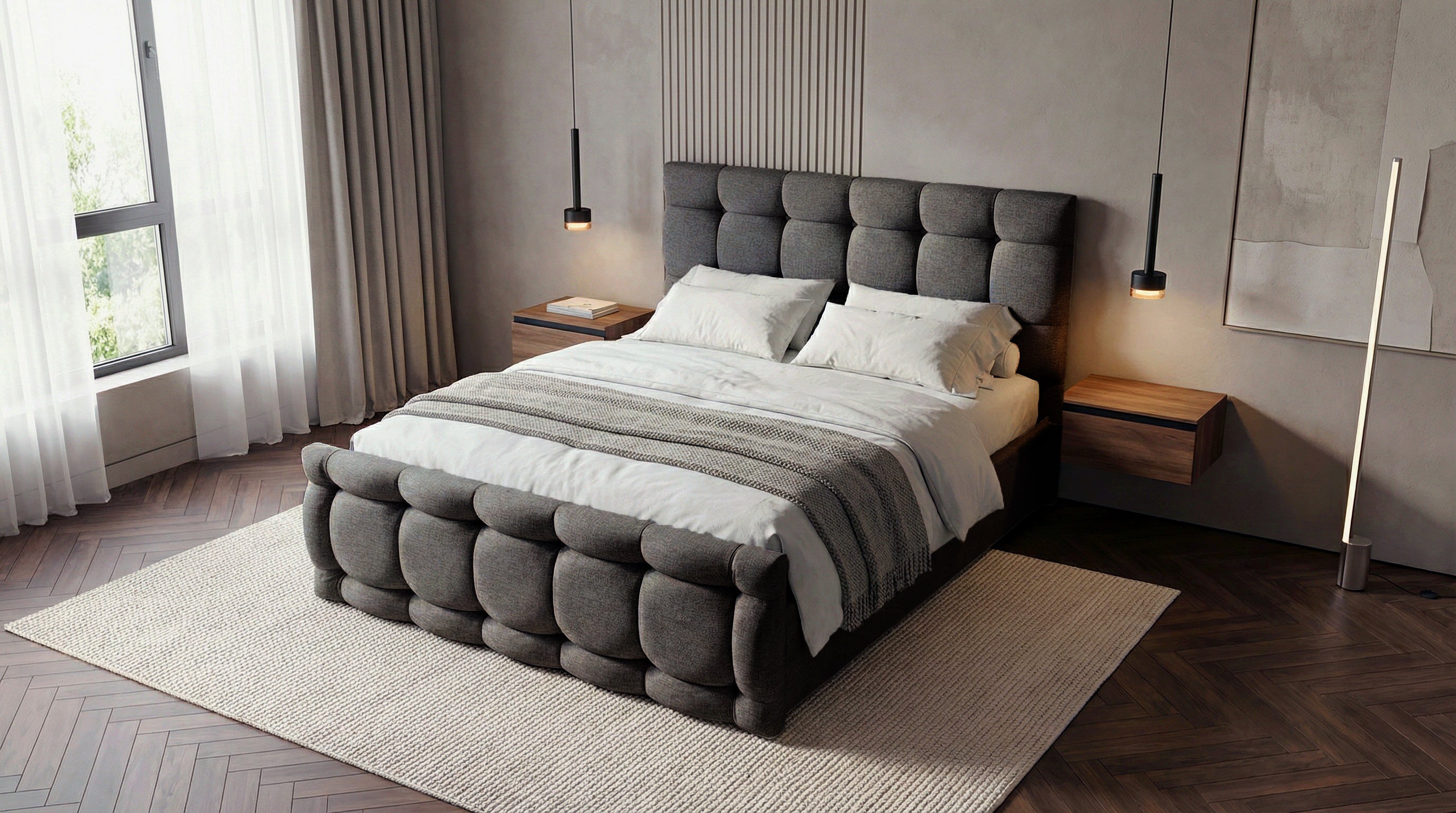 Pat Sena, 160x200 cm, suport saltea din PAL