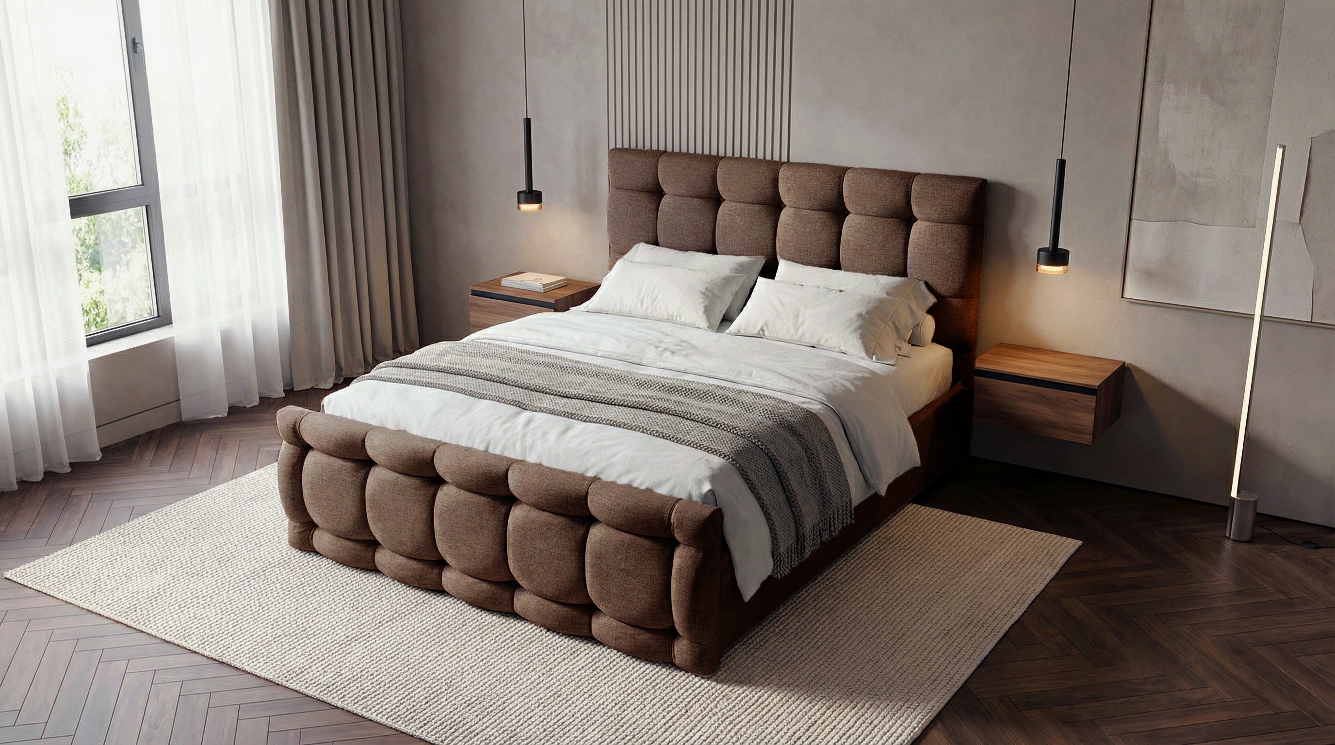 Pat Sena, 160x200 cm, suport saltea din PAL