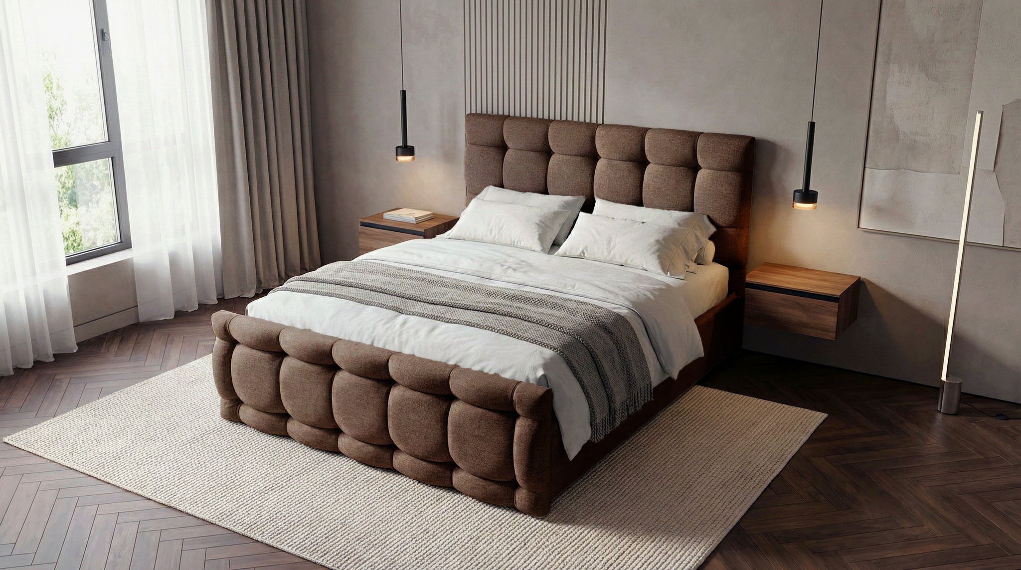 Pat Sena, 160x200 cm, suport saltea din PAL