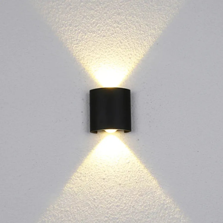 Aplică Atlantis Exterior, 2W, Negru, 3000K