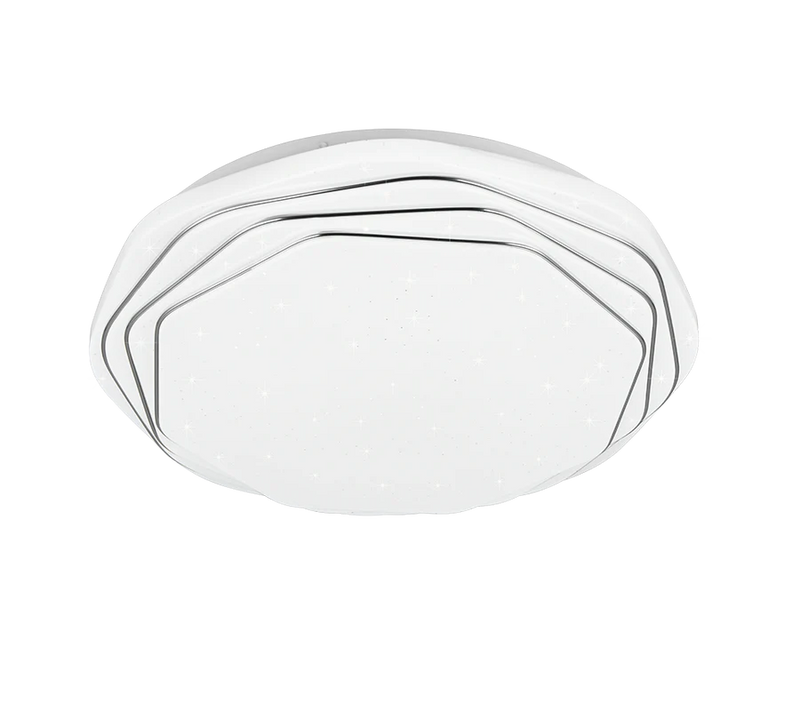 Plafonieră LED 23 cm, 22W, 3000K / 4000K / 6000K, Alb, Metal si Acril-2