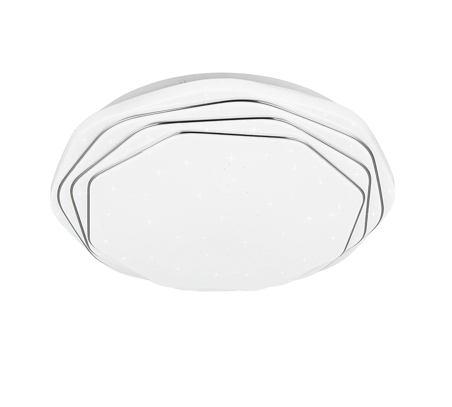 Plafonieră PL152 LED 35 cm, 32W, 3000K / 4000K / 6000K, Alb, Metal si Acril