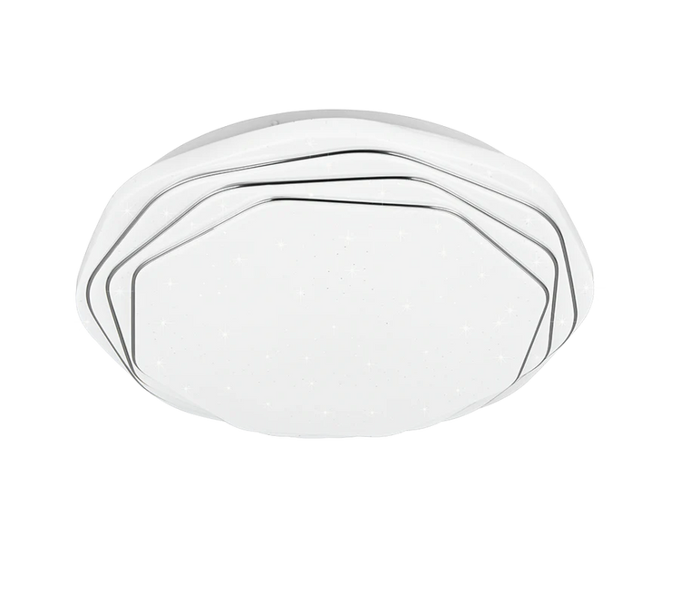 Plafonieră PL152 LED 35 cm, 32W, 3000K / 4000K / 6000K, Alb, Metal si Acril