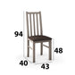 Set masa extensibila 120x150cm cu 6 scaune tapitate, MB-13 Max5 si S-38 Boss10 S6, sonoma, lemn masiv de fag, stofa