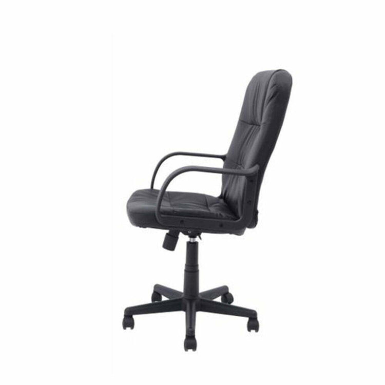 Scaun birou S-69, Negru, Piele Ecologica