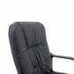 Scaun birou S-69, Negru, Piele Ecologica