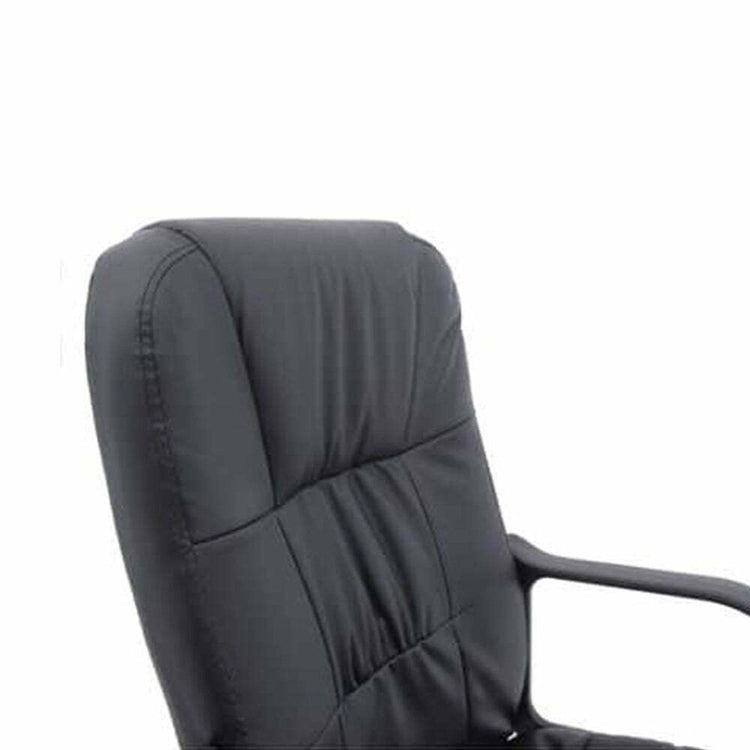 Scaun birou S-69, Negru, Piele Ecologica
