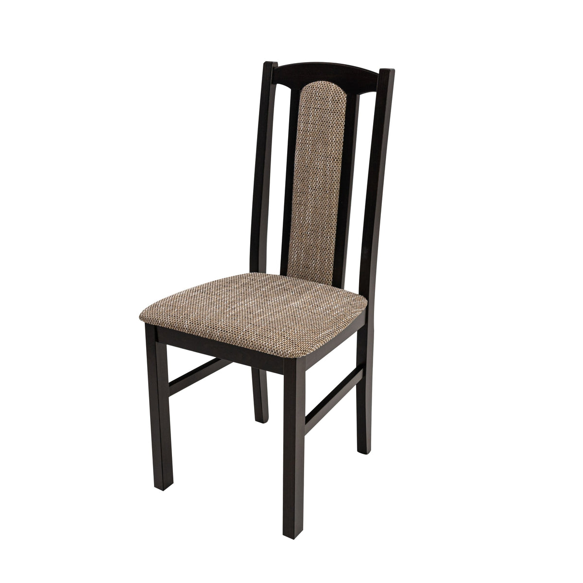 Scaun din lemn masiv de fag tapitat cu stofa s-37 boss7 w2, wenge