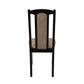 Scaun din lemn masiv de fag tapitat cu stofa s-37 boss7 w2, wenge